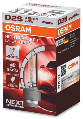 Ксеноновая лампа OSRAM NIGHT BREAKER LASER D2S 66240XNL