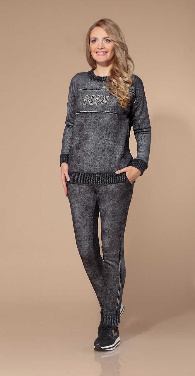 Костюм Svetlana Style-1296, серебро, 44