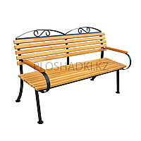 Лавочка дерево, металл