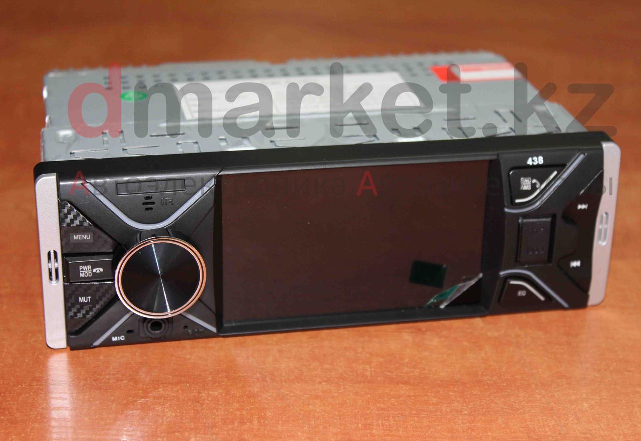 Автомагнитола 1DIN MVH-438BT, экран 4 дюйма, радио, USB, Bluetooth, MP3, AUX, камера, фото 1