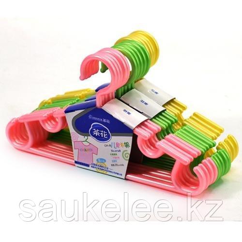 Плечики вешалки детские пластиковые цвет ассорти - фото 1 - id-p68988127