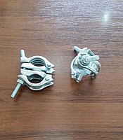 Соединительный узел кованный поворотный, не поворотный (хомут кованный для строительных лесов)