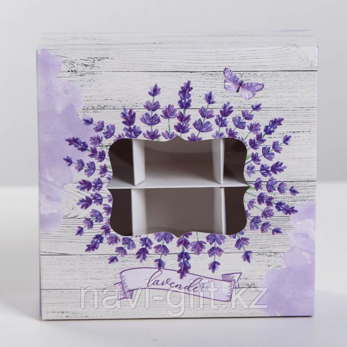 Коробка для сладостей Lavender, 13 × 13 × 5 см - фото 5 - id-p68994460