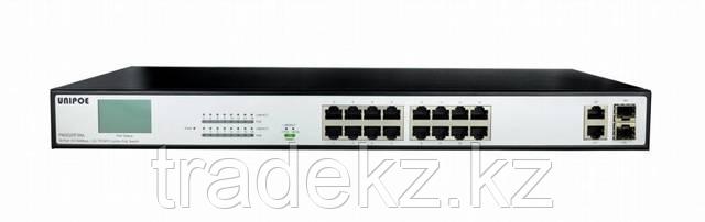 Коммутатор для систем видеонаблюдения UNIPOE PM3020FSNL-330 V2 (16 PoE + 2 Uplink + 2 SFP)