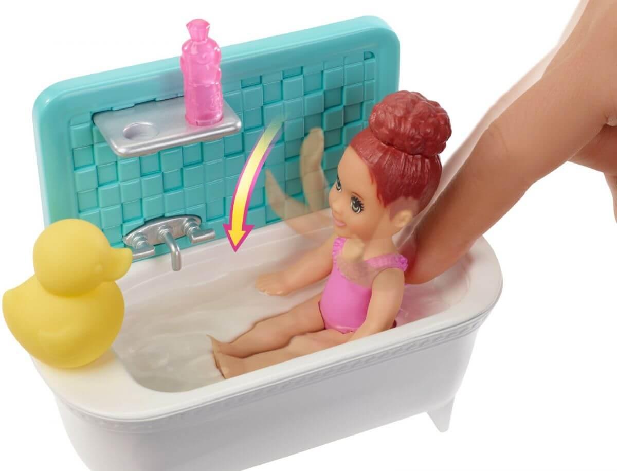 Barbie Игровой набор с куклой Няня