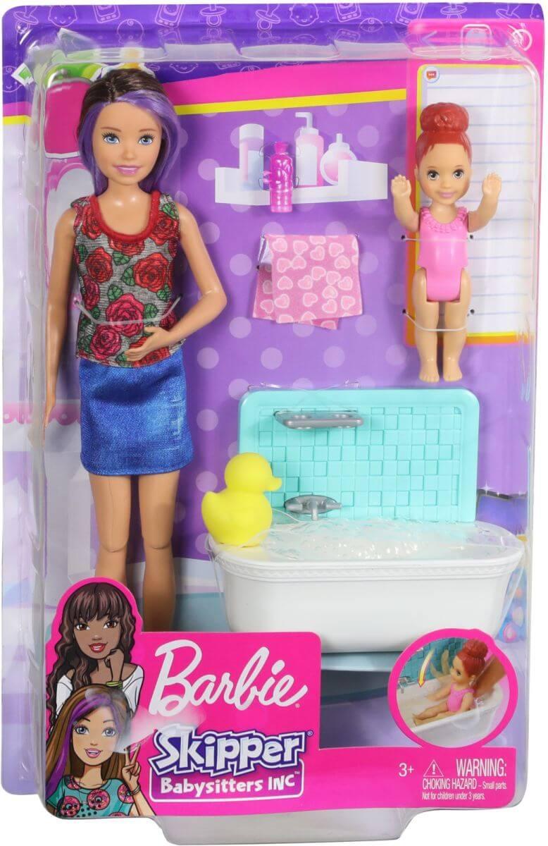 Barbie Игровой набор с куклой Няня