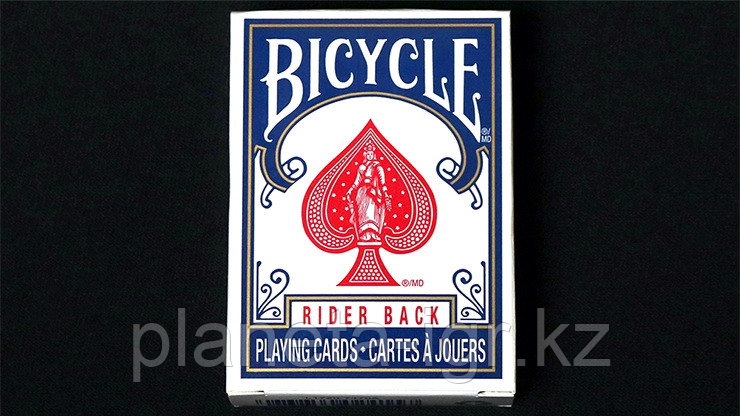 Карты игральные Bicycle Rider Back мини красные\синие 54 листа, размер 6,35х4,57см