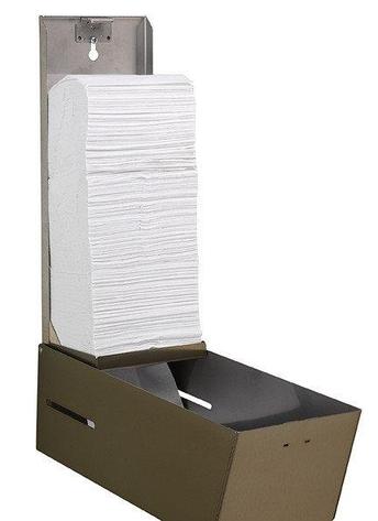 Диспенсер из нержавеющей стали для туалетной бумаги в пачках Kimberly Clark Professional, фото 2