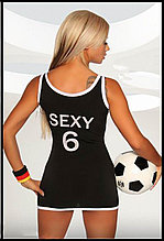 Футбольное сексуальное платье SEXY