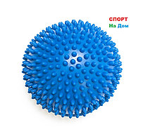 Массажер ежик, массажный мячик для фитнеса 7 см (цвет синий)