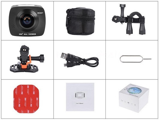 Комплект поставки камеры включает все необходимое (нажмите на фото для увеличения)
