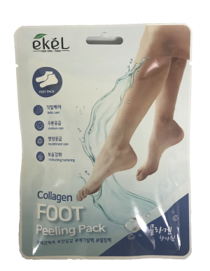 Ekel Пилинг - носочки с коллагеном Collagen Foot Peeling Pack  / 40 гр.