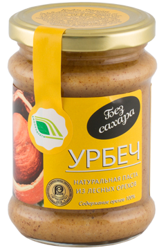 Урбеч из лесных орехов, 280гр "Биопродукты"