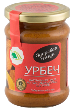 Урбеч из ядер абрикосовых косточек, 280гр "Биопродукты"
