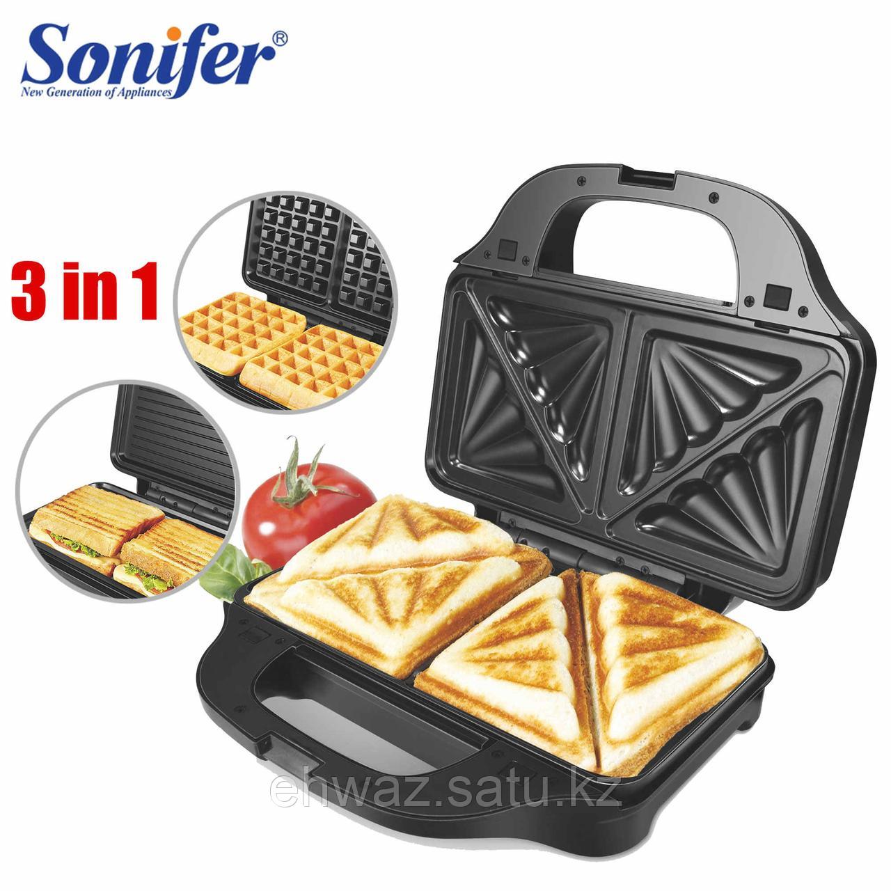 Многофункциональная мини вафельница Sonifer