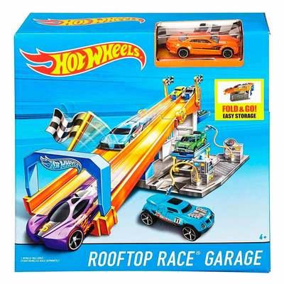 Игровой набор Hot Wheels Гараж на крыше