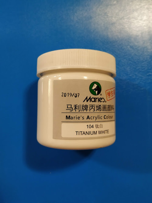 Краска акриловая MARIE`S 100 мл, Белая