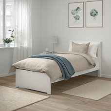 Кровать каркас СОНГЕСАНД белый 90х200 ИКЕА, IKEA, фото 3