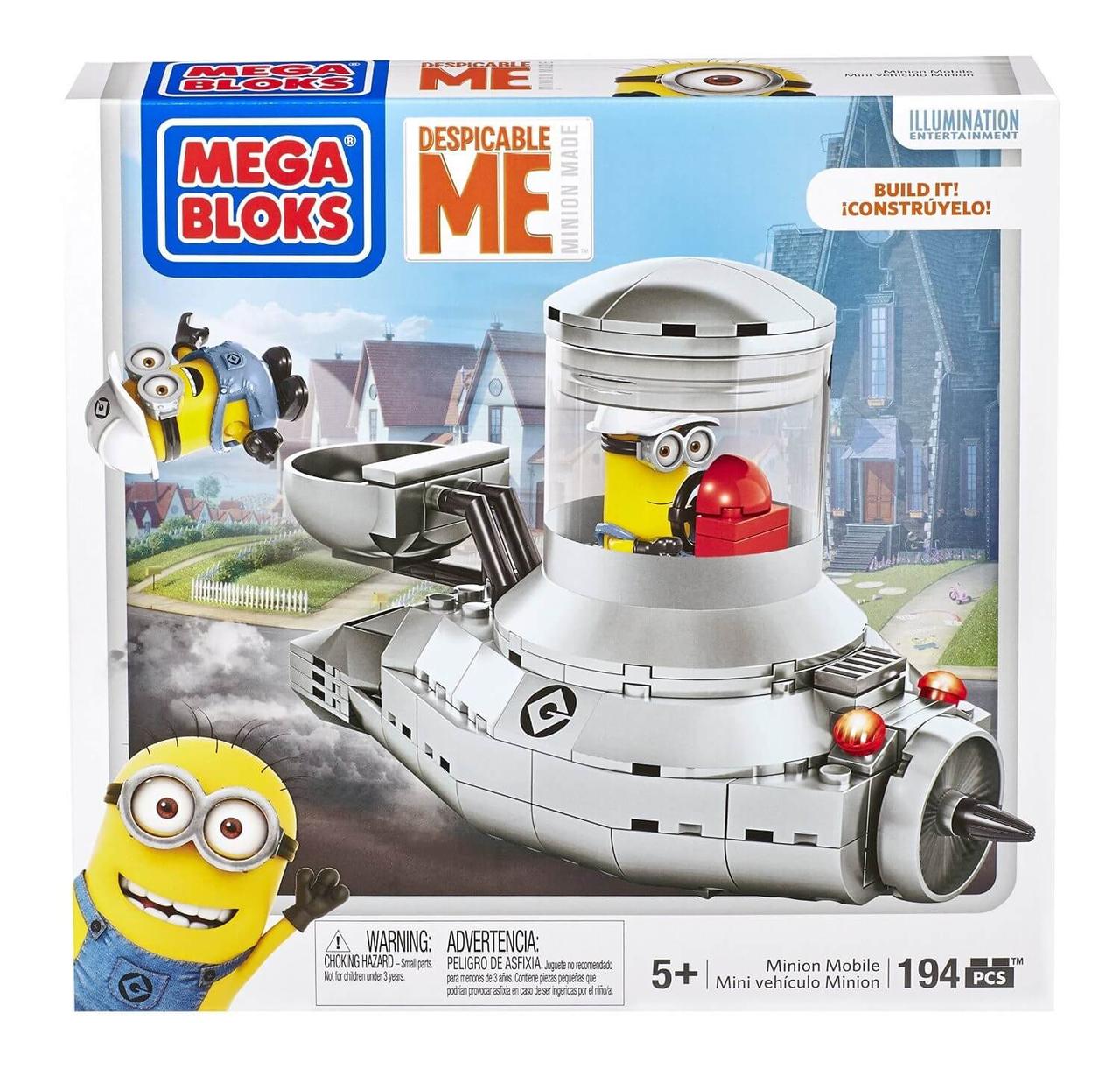 Конструктор Mega Bloks Миньономобиль с аксессуарами