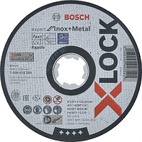 Отрезной круг по нержавеющей стали и металлу, Bosch X-LOCK Expert for Inox and Metal, 125х1,0х22 мм, 260861926