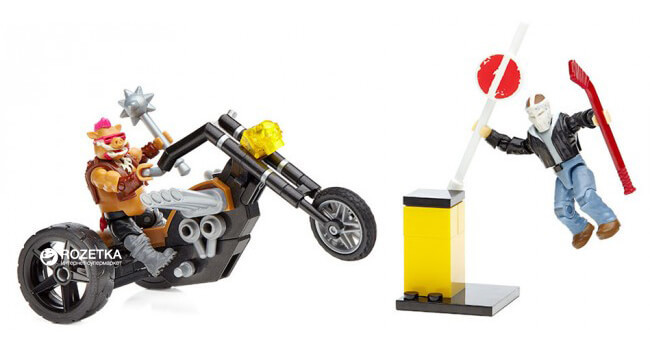 Конструктор Mega Bloks Атака байкеров (2 вида в ассортименте)