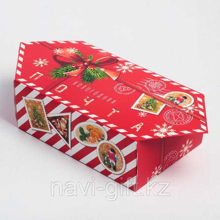 Сборная коробка конфета «Новогодняя почта», 18 × 28 × 10 см - фото 1 - id-p69022235