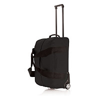 Дорожная сумка на колесах Basic, черный, черный, Длина 62 см., ширина 31 см., высота 32 см., P790.001