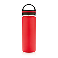 Герметичная вакуумная бутылка с широким горлышком, красная, красный, , высота 25 см., диаметр 7,3 см.,