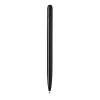 Металлическая ручка-стилус Slim, черный, черный, , высота 14 см., диаметр 0,8 см., P610.881