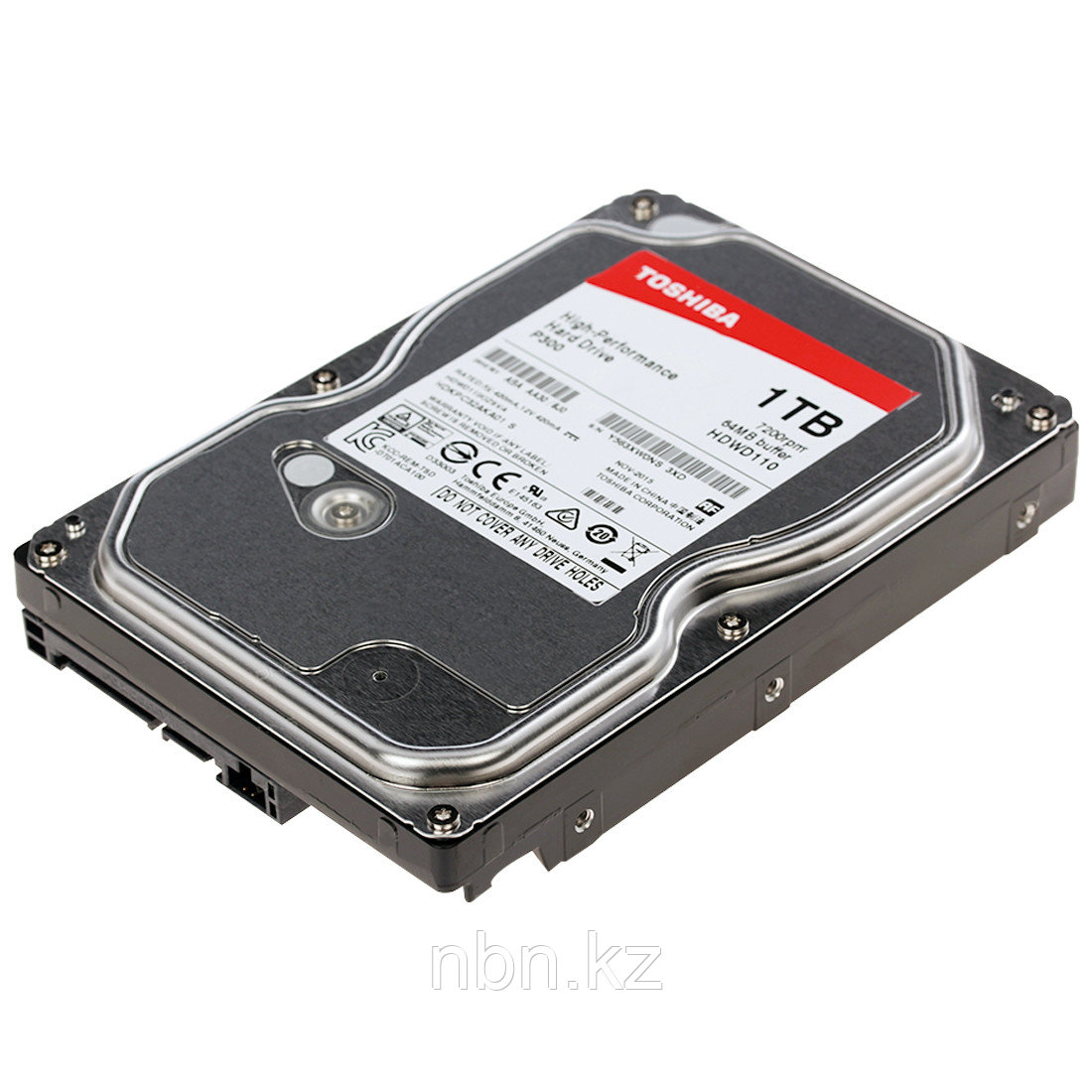 Жёсткий диск HDD 1Tb Toshiba P300 SATA6Gb/s 7200rpm 64Mb 3,5" HDWD110UZSVA - фото 2 - id-p69067643