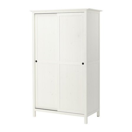 Гардероб ХЕМНЭС белая морилка 120x197 см ИКЕА, IKEA, фото 2