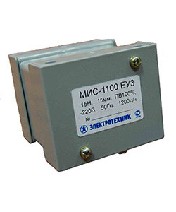 Электромагнит МИС-1100 ЕУЗ, 220В, тянущее исполнение, ПВ 100 %, IP20, с жесткими выводами - фото 1 - id-p69075248