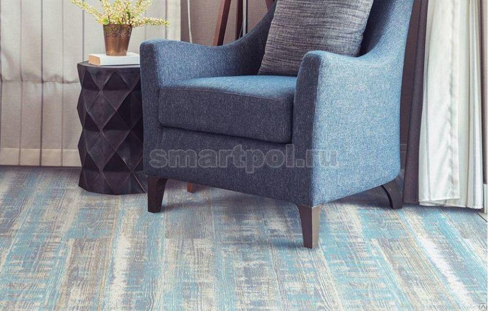 Пробковый пол Corkstyle Wood XL Color Lazurite Blue