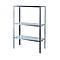 Металлический полочный стеллаж болтовой 3 полки 1800х700х300, фото 2