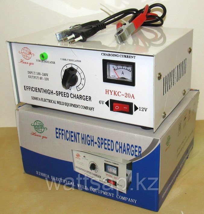 Зарядное устройство для аккумуляторов HYKC-20, 6/12В, 20А - фото 1 - id-p69077526