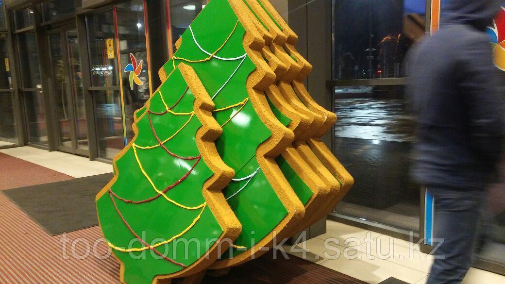 Декор фигуры из пенопласта новогодние