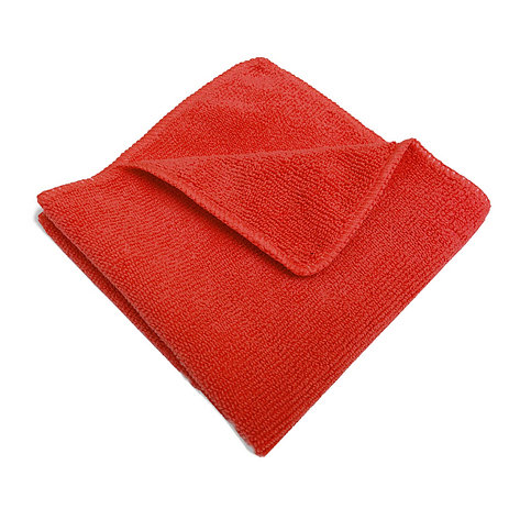 Салфетка микрофибра 220 г/м 30*30 (300 шт) короб красная, фото 2