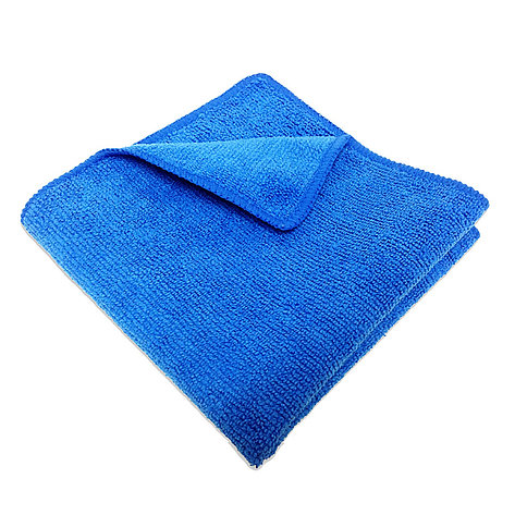 Салфетка микрофибра 220 г/м 30*30 (300 шт) короб синяя, фото 2