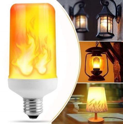 Лампа LED Flame Effect с имитацией пламени огня (Е14 / 12W) - фото 1 - id-p69079537