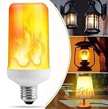 Лампа LED Flame Effect с имитацией пламени огня (Е27 / 9W), фото 2