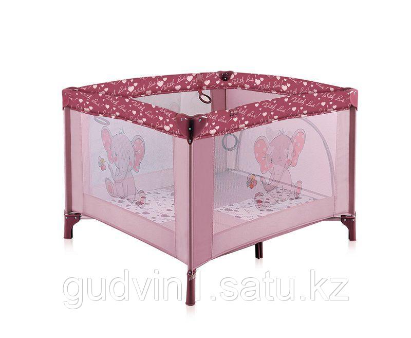 Игровой манеж Lorelli Play STATION Розовый / Pink ELEPHANT 1801