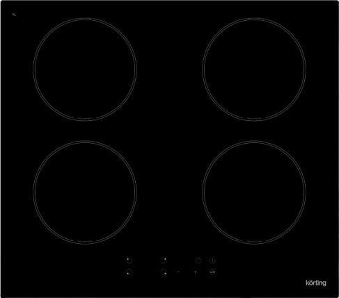 Встраиваемая поверхность индукция Korting HI 6404 B, фото 2