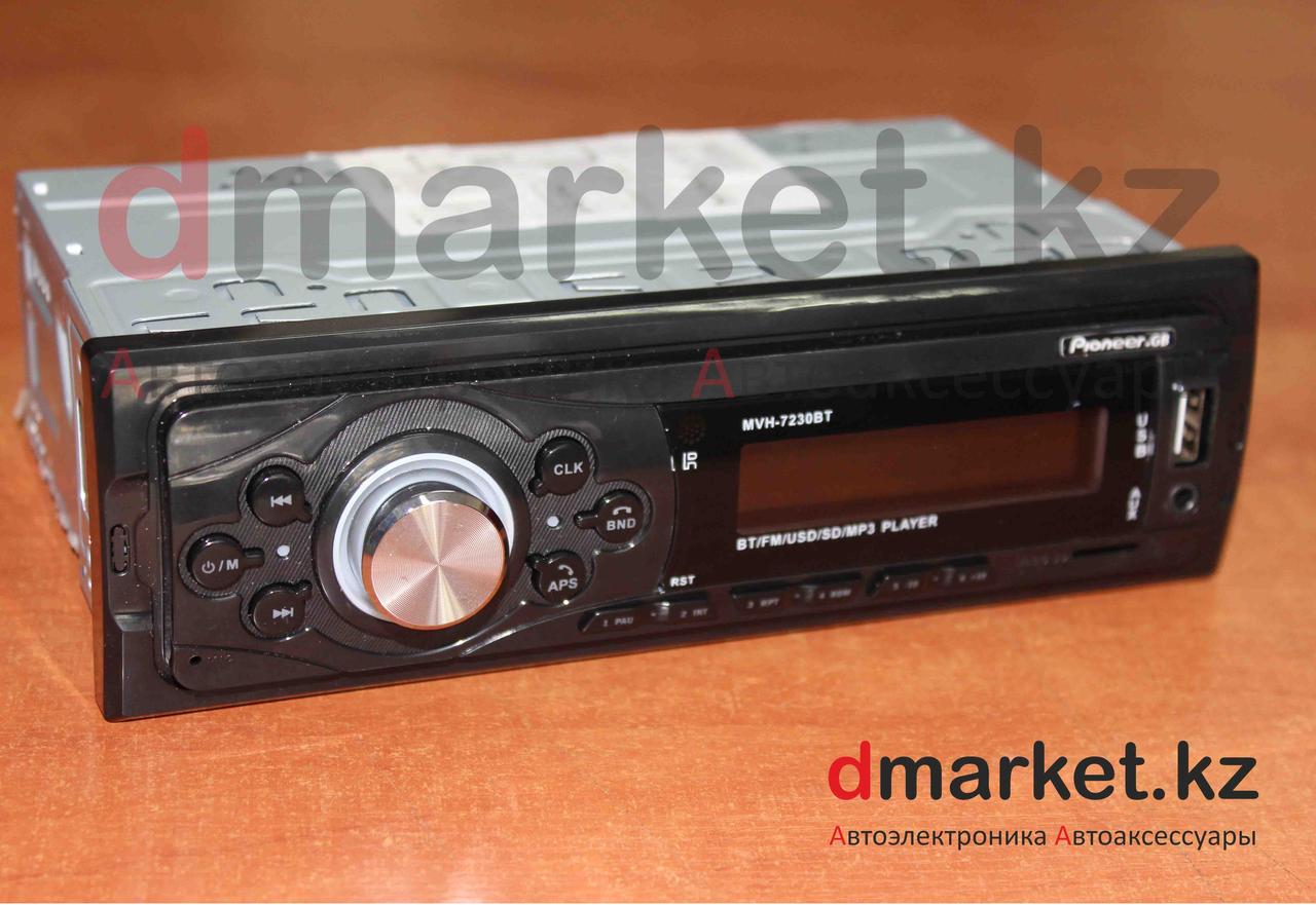Автомагнитола 1DIN MVH-7230BT, радио, MP3, Bluetooth, AUX