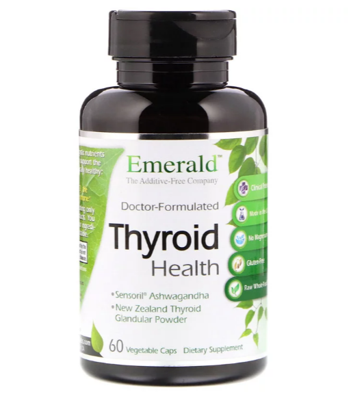 Emerald Laboratories, Здоровье щитовидной железы, 60 вегетарианских капсул - фото 1 - id-p69092215