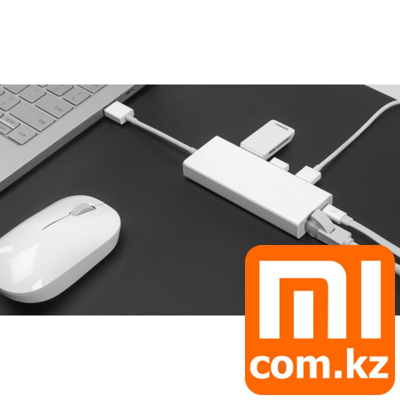 Многофункциональный адаптер (переходник) Xiaomi Mi USB 3.0 to LAN multifunctional adapter. Конвертер Арт.5706 - фото 1 - id-p65582534