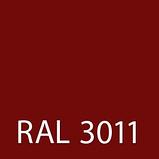 Профнастил оцинкованный с полимерным покрытием С8 глянец RAL3011, фото 2