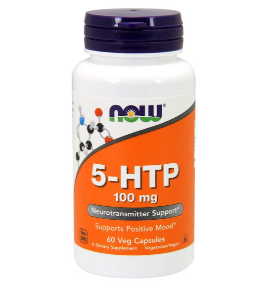 Now Foods, 5-HTP, 100 мг, 60 вегетарианских капсул