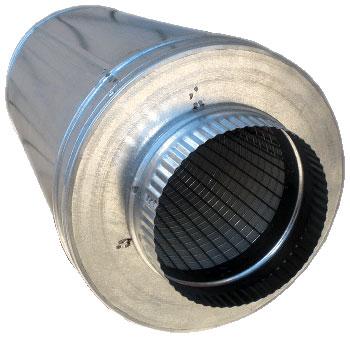 Шумоглушители для круглых воздуховодов диаметром 100 мм. - фото 4 - id-p47189291