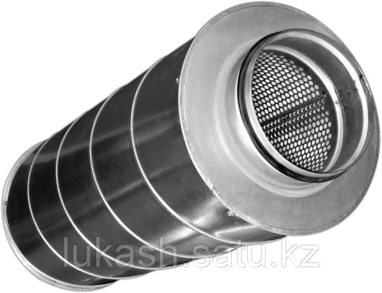 Шумоглушитель воздуха для круглых воздуховодов диаметром 160 мм. L = 600 мм - фото 1 - id-p69094559