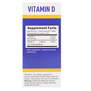 Superior Source, Витамин D3, Экстра сила, 1000 МЕ, 100 микролингвальных таблеток, фото 2